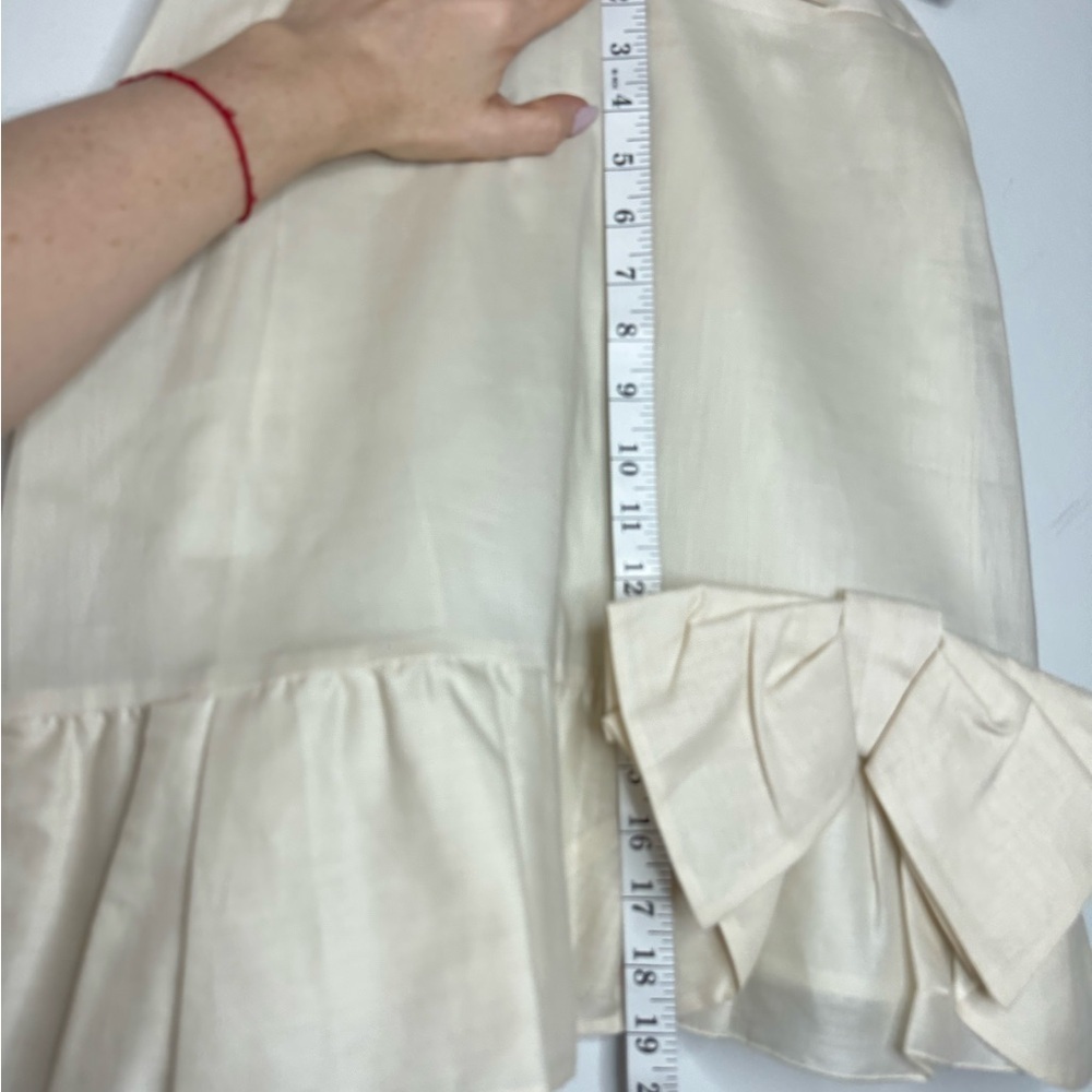 Red Valentino Linen Skirt – Size 40 (US 4/6) - Picture 13 of 16